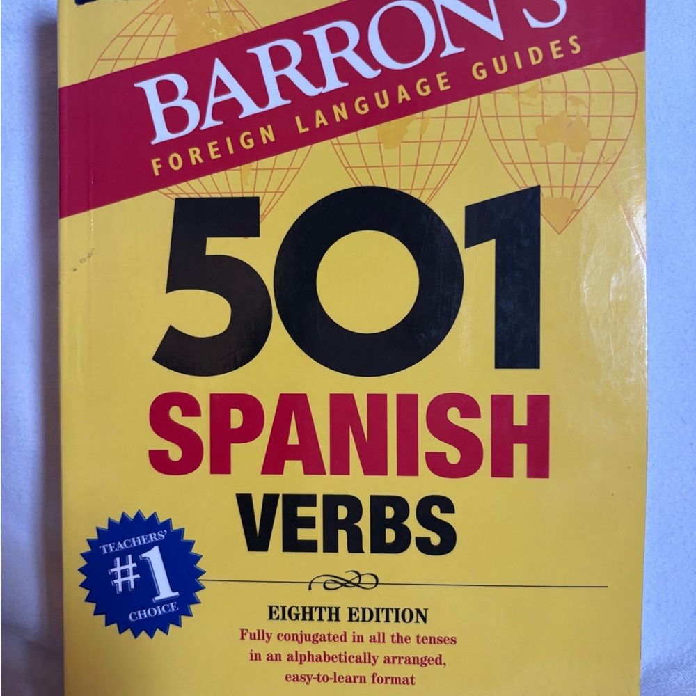 Yellow Spanish Verbs Guide
